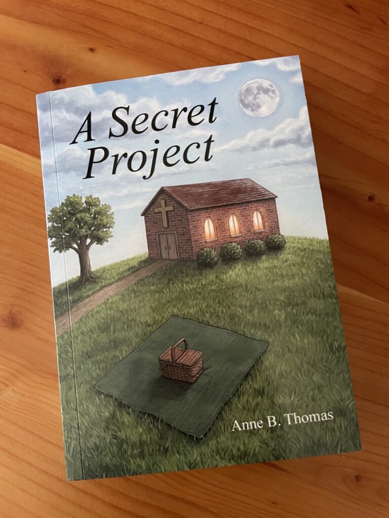 a book titled "A Secret Project"